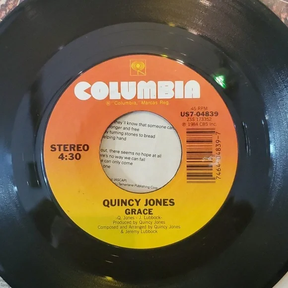 2/$8 VINYL We Are the World and Grace 45 EP - Picture 4 of 4